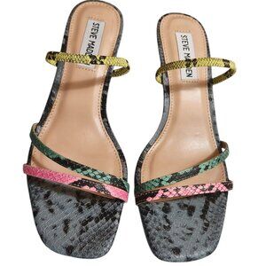 Steve Madden Snake Print Sandals
